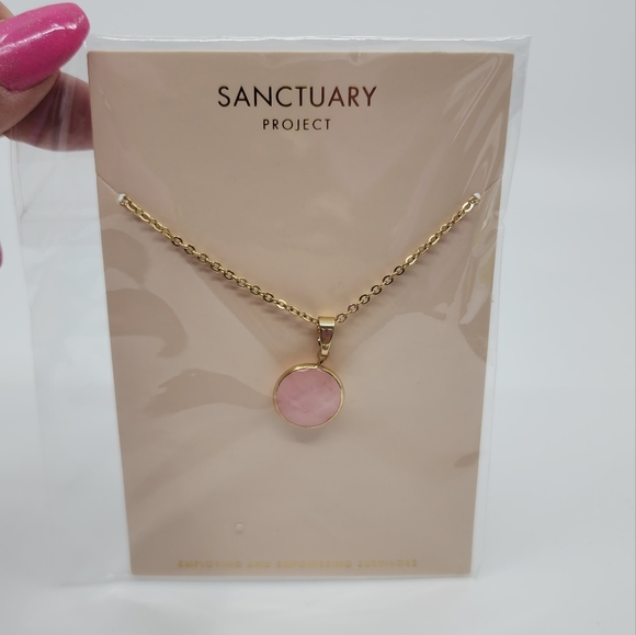 Sanctuary Project Rose Gold Quartz  Necklace NEW - Picture 2 of 4